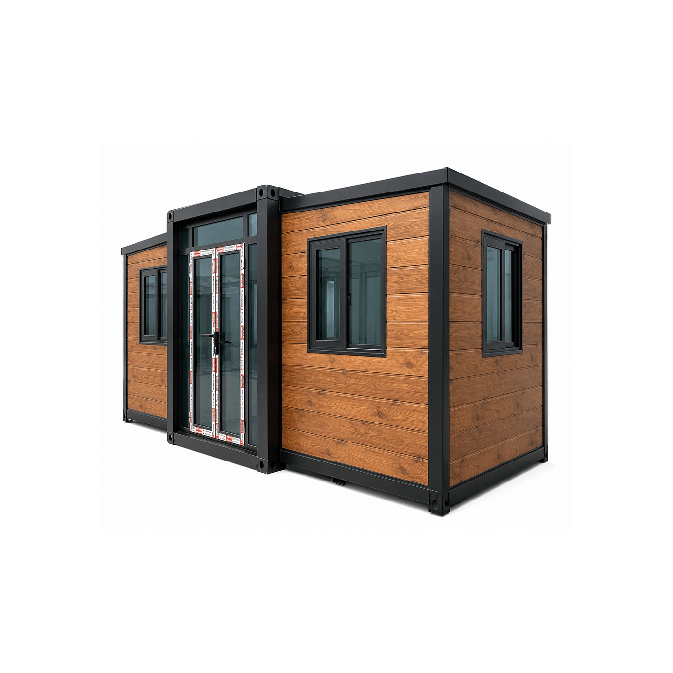 10ft Sloped Roof Expandable Container House 1 Bed 1 Bath for Living - Fuhuilai House