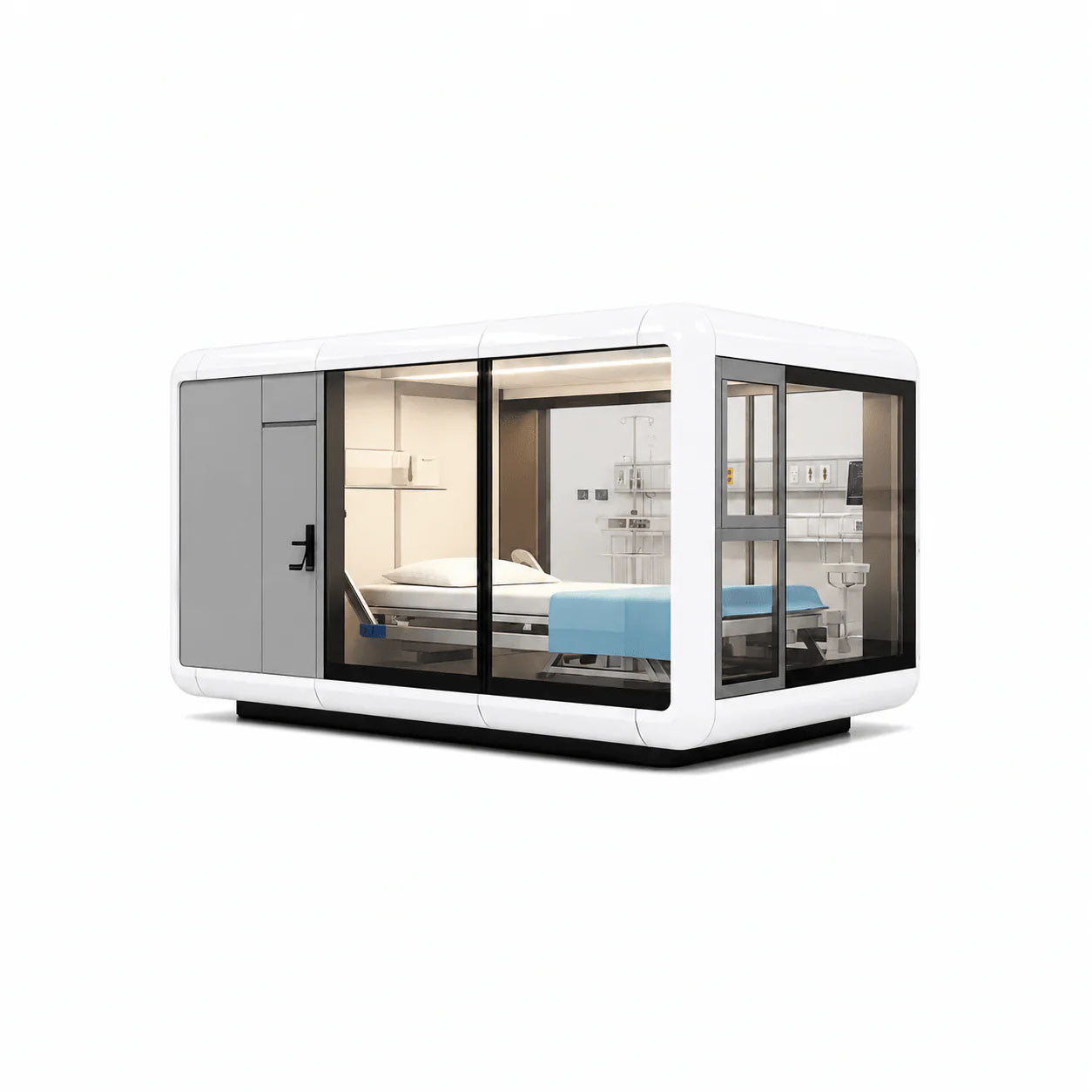 Customizable Steel-Frame Medical Cabin for Hospital and Emergency Use