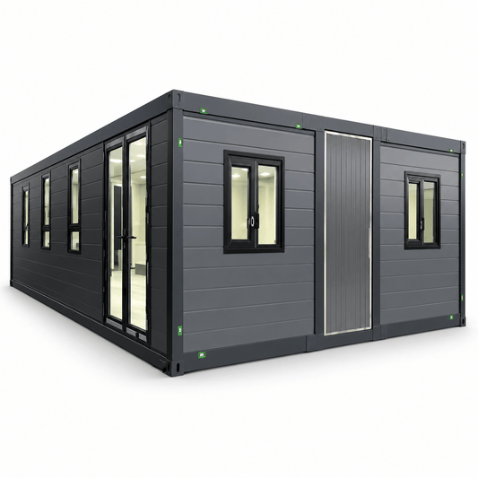 40ft Container House Flat Roof Fully Furnished (Three Bedrooms, One Living Room, One Bathroom)FHL-010 - Fuhuilai Container
