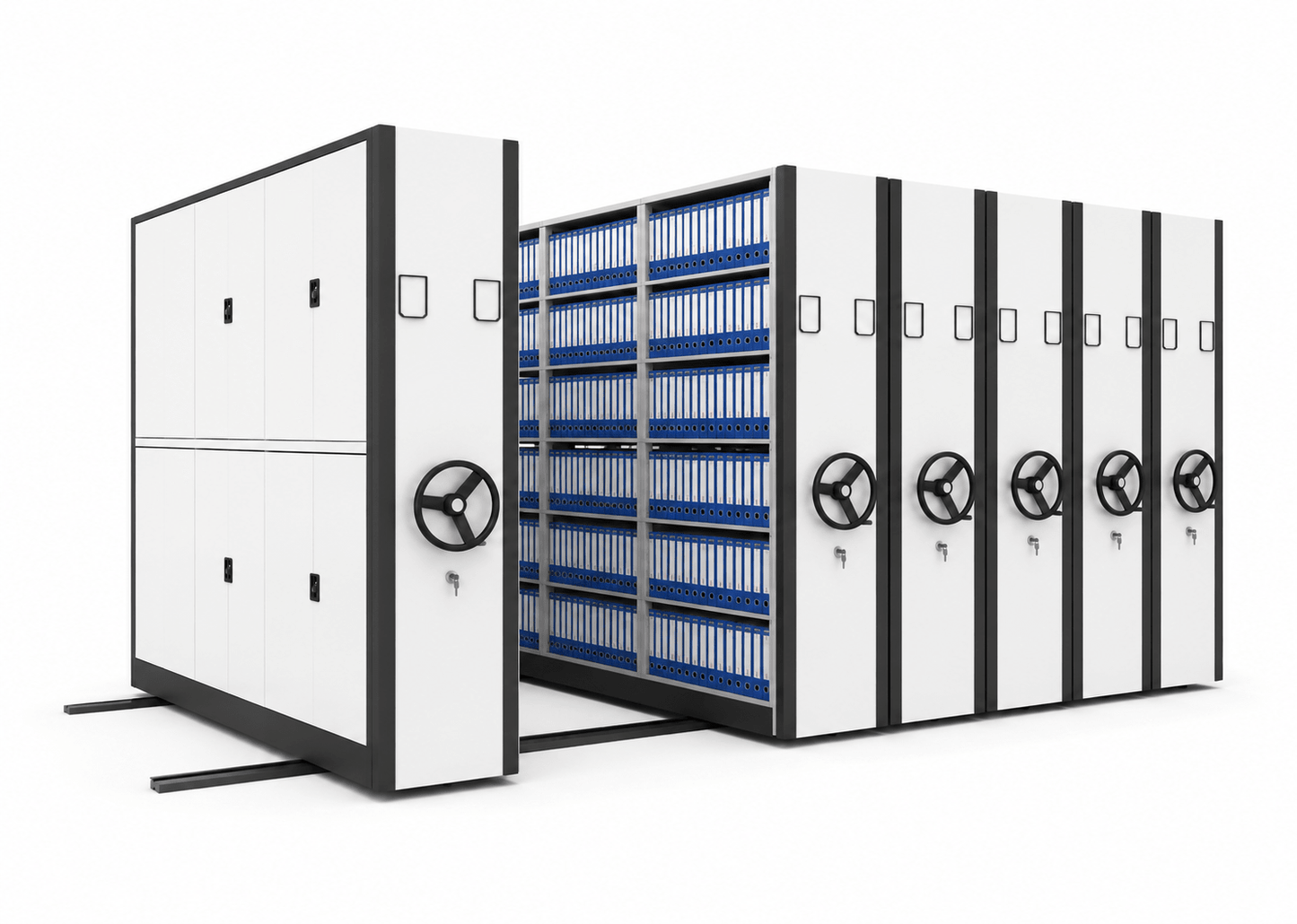 Manual Mobile Compactor Shelving System for Document Storage - Fuhuilai House