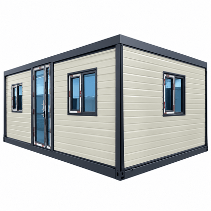 10ft Container House Sloped Roof Expandable 1 Bed 1 Bath FHL-002 - Fuhuilai Container