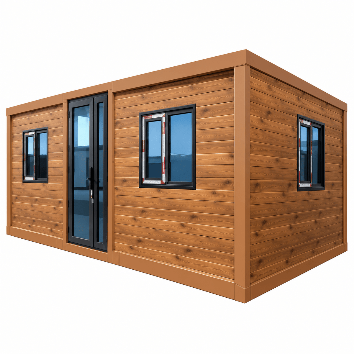 10ft Container House Sloped Roof Expandable 1 Bed 1 Bath FHL-002 - Fuhuilai Container