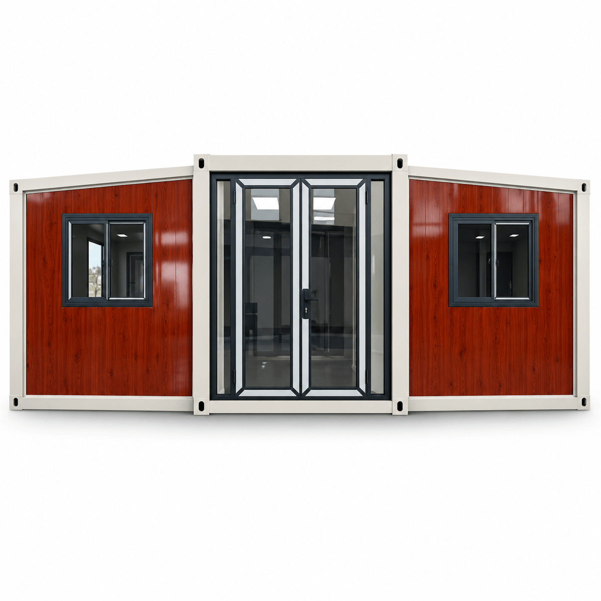 20ft Container House Flat Roof Fully Furnished (Two Bedrooms, One Living Room, One Bathroom)FHL-004 - Fuhuilai Container