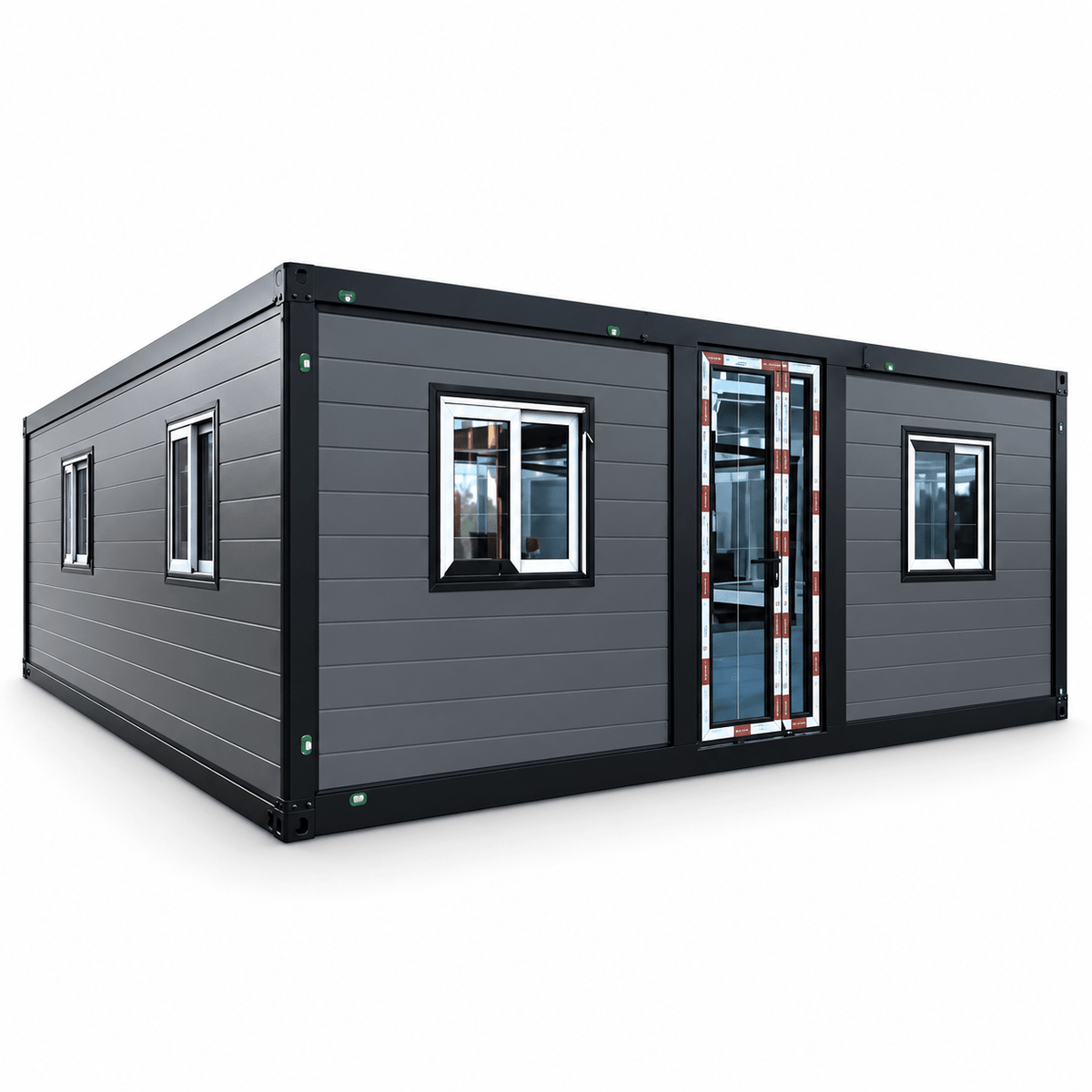 30ft Container House Flat Roof Fully Furnished (Two Bedrooms, One Living Room, One Bathroom)FHL-007 - Fuhuilai Container