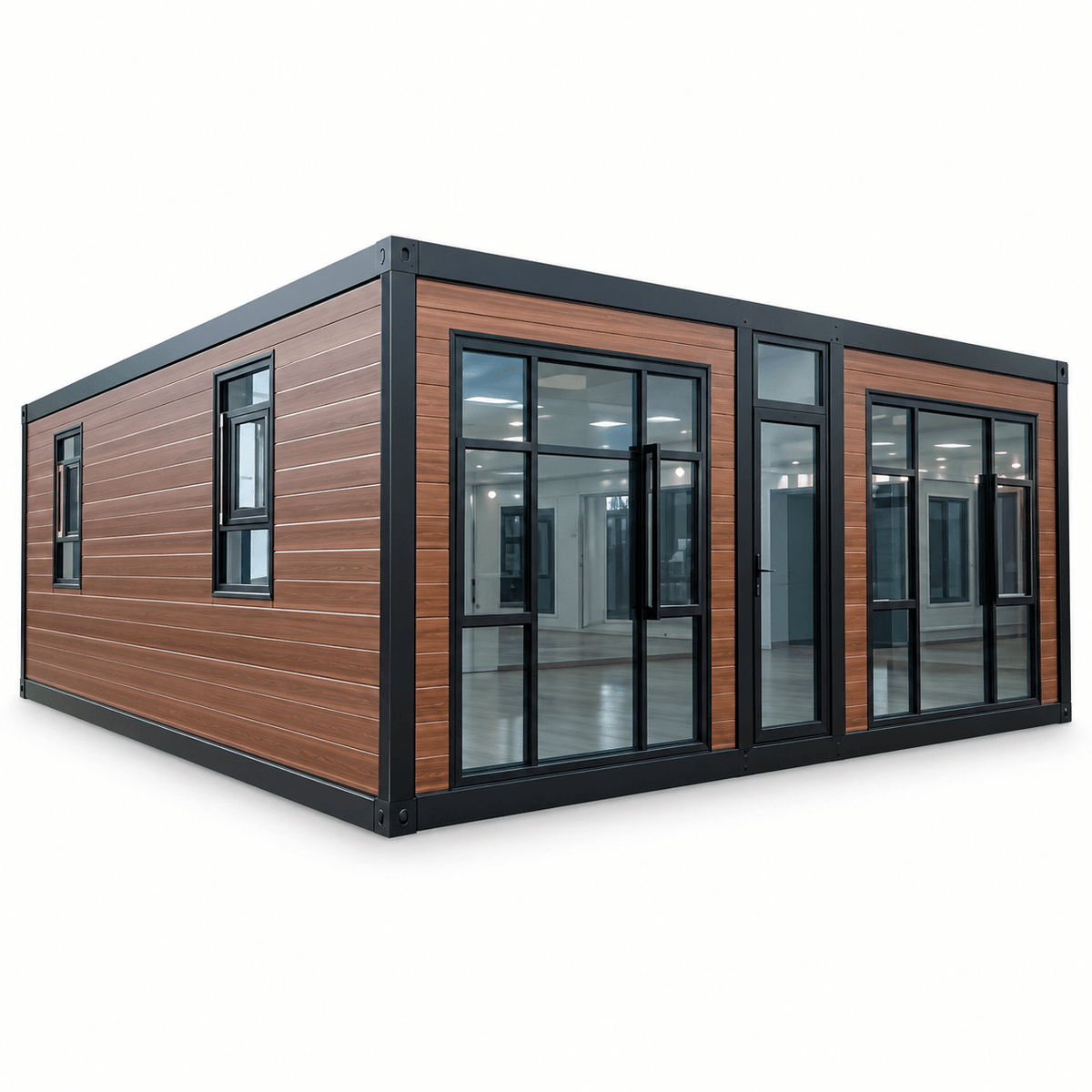 30ft Container House Flat Roof Fully Furnished (Two Bedrooms, One Living Room, One Bathroom)FHL-007 - Fuhuilai Container