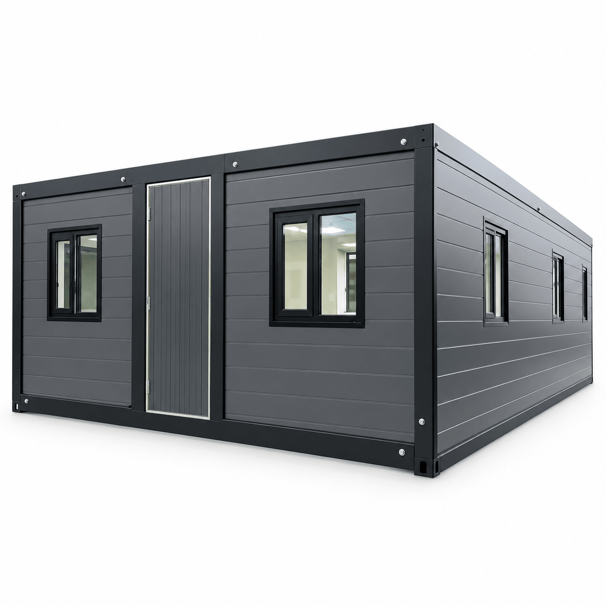 30ft Container House Flat Roof Fully Furnished (Two Bedrooms, One Living Room, One Bathroom)FHL-007 - Fuhuilai Container