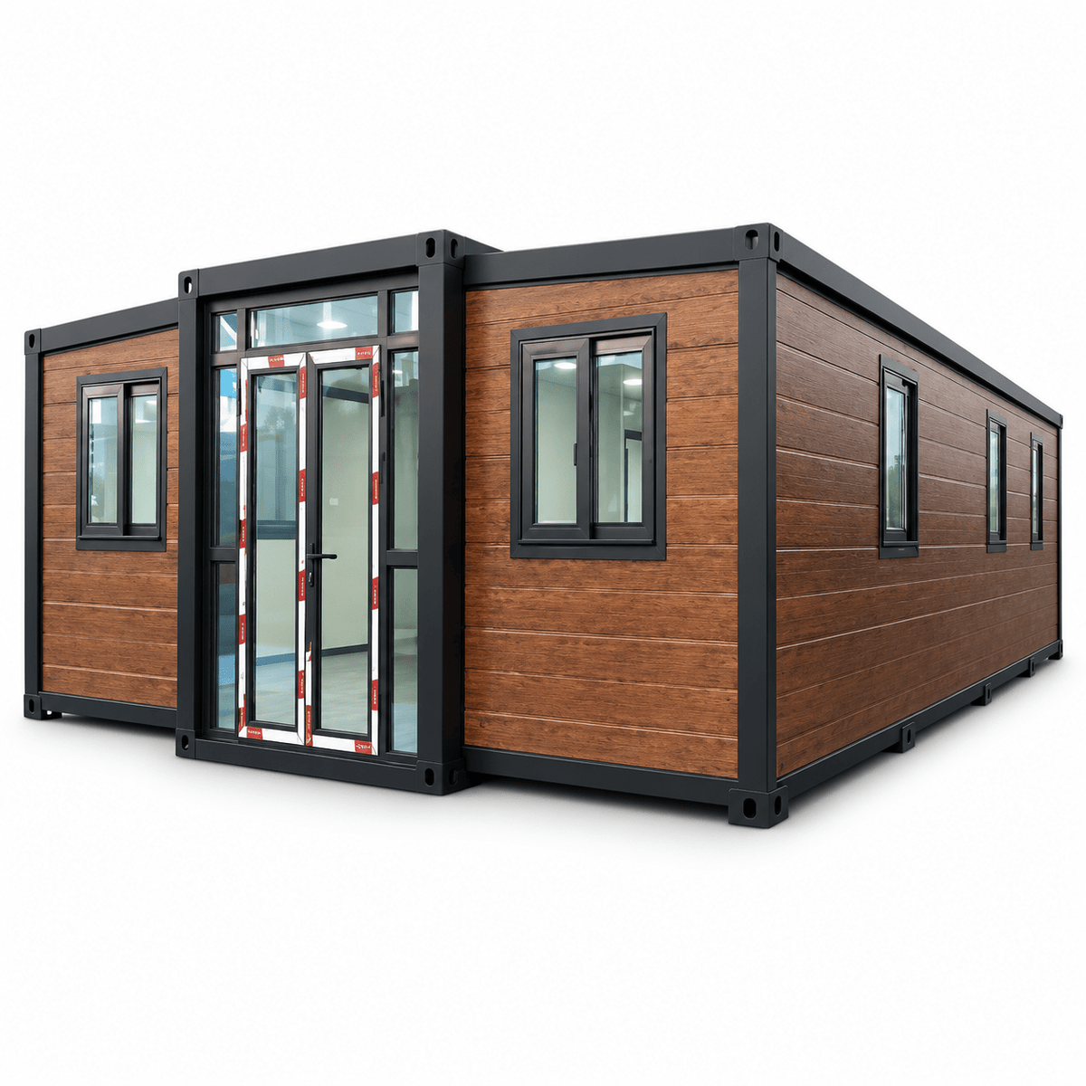 30ft Container House Sloping Roof (Two Bedrooms, One Living Room, One Bathroom)FHL-009 - Fuhuilai Container