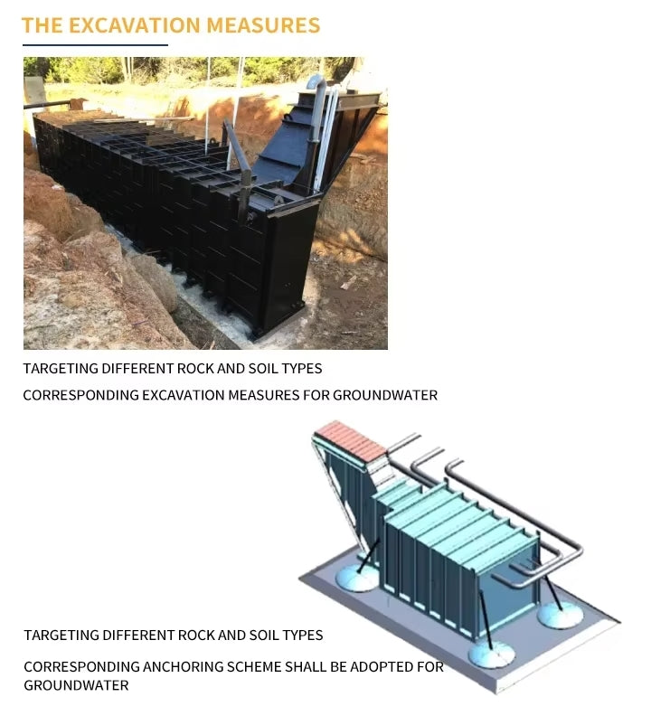 Export Bunker Underground House Bunker Private Safe House Prefabricated Shelter for Advance Protection