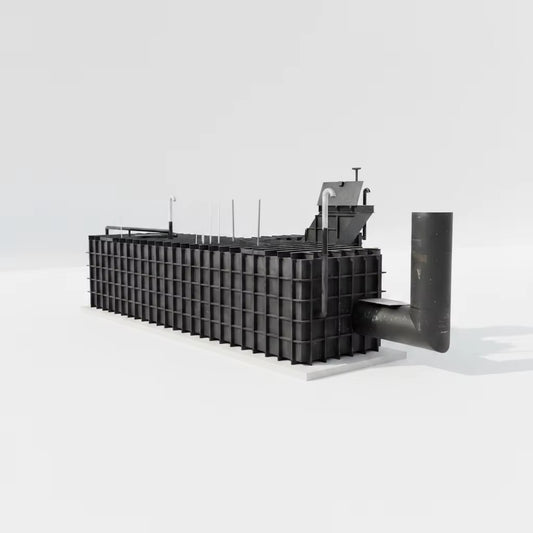Underground Bunker Safe House with NBC Air Ventilation Prefabricated Shelter