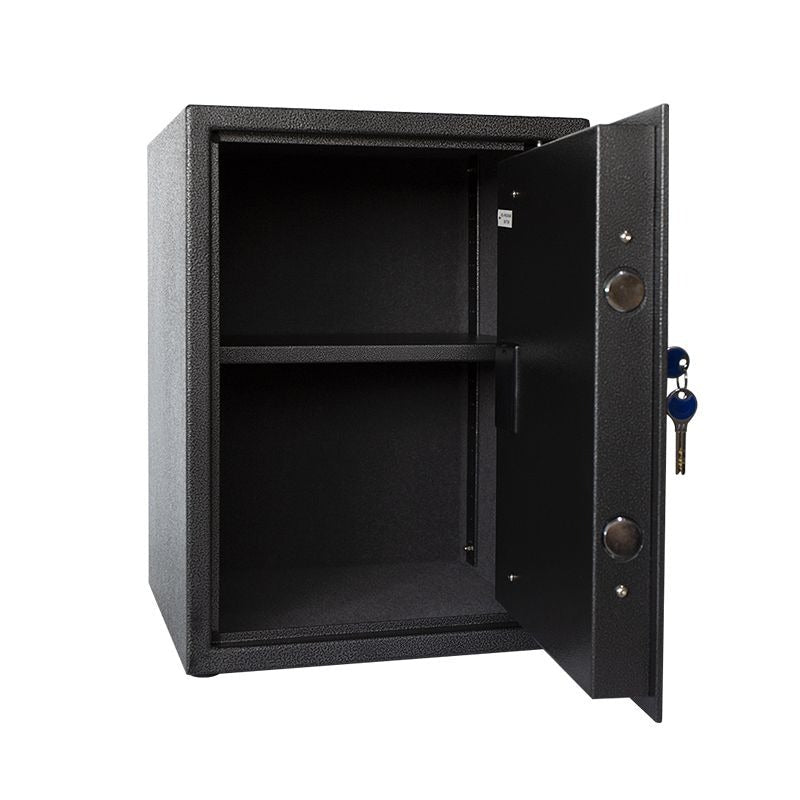Electronic Safe Box with Key Lock for Home Office Cash & Valuables Storage - Fuhuilai House