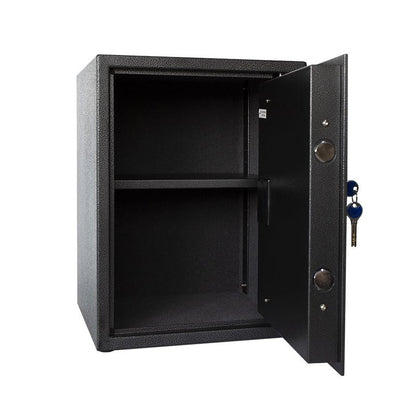 Electronic Safe Box with Key Lock for Home Office Cash & Valuables Storage - Fuhuilai House