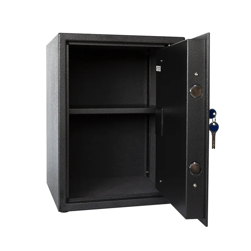Electronic Safe Box with Key Lock for Home Office Cash & Valuables Storage - Fuhuilai House
