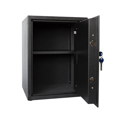 Electronic Safe Box with Key Lock for Home Office Cash & Valuables Storage - Fuhuilai House