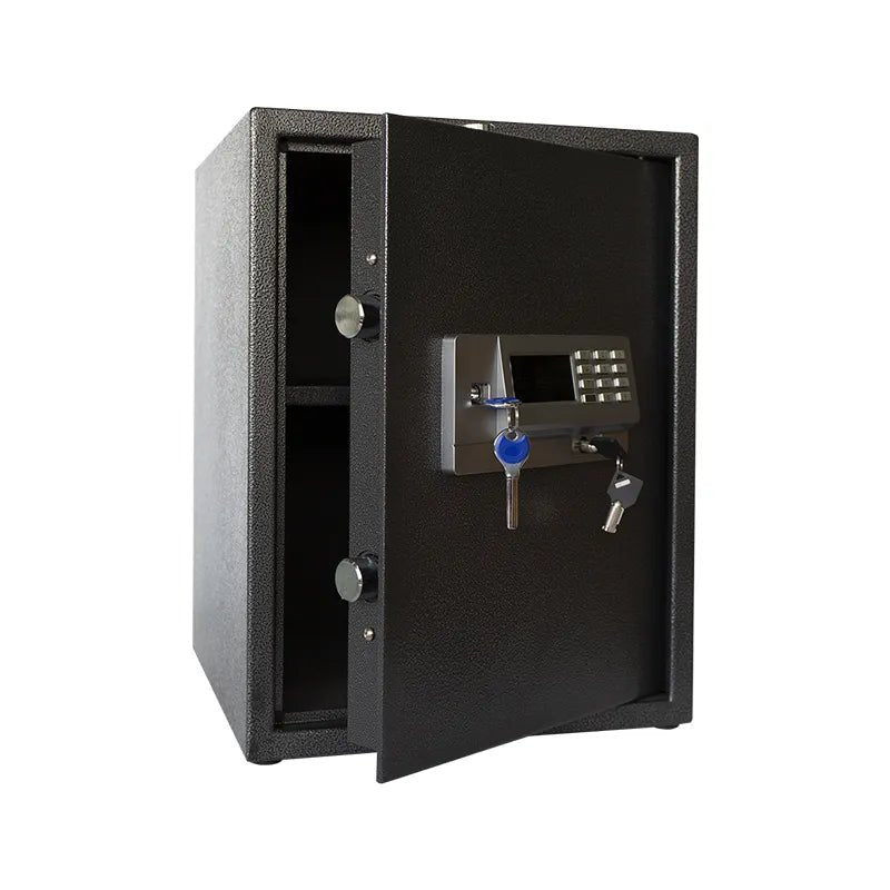 Electronic Safe Box with Key Lock for Home Office Cash & Valuables Storage - Fuhuilai House