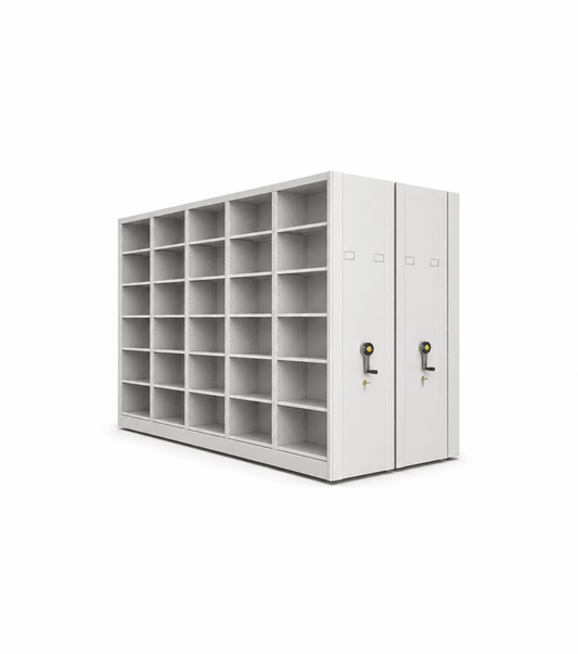 Fully Enclosed Mobile Archive Shelving System for Secure File Storage - Fuhuilai House