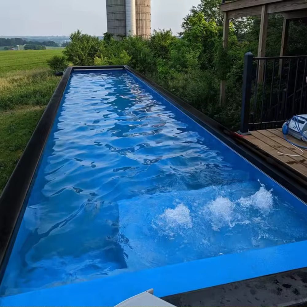 Hot Tub Combination Container Pool for Family Backyards, Hotels & Resorts - Fuhuilai Container