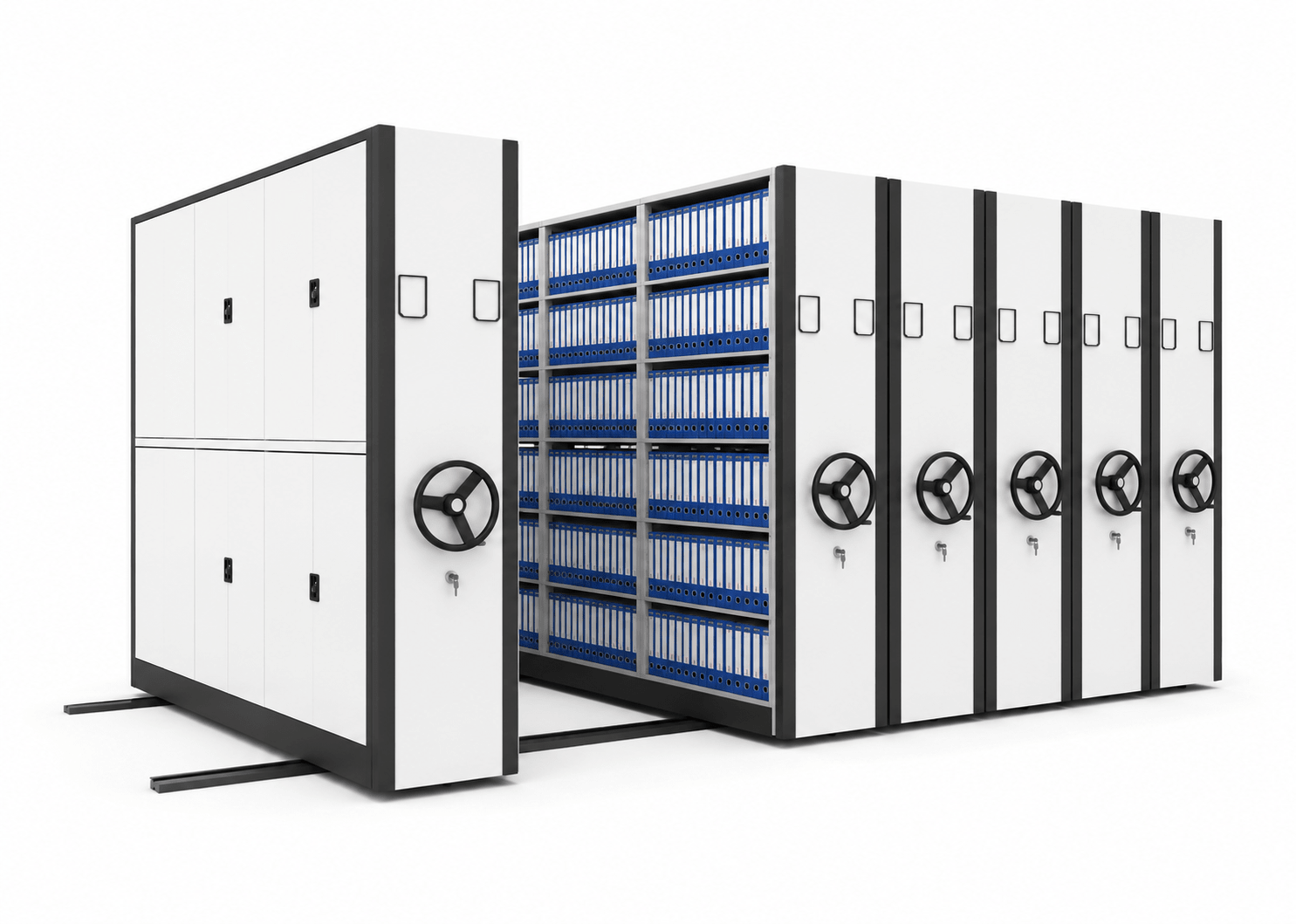 Manual Mobile Compactor Shelving System for Document Storage - Fuhuilai House