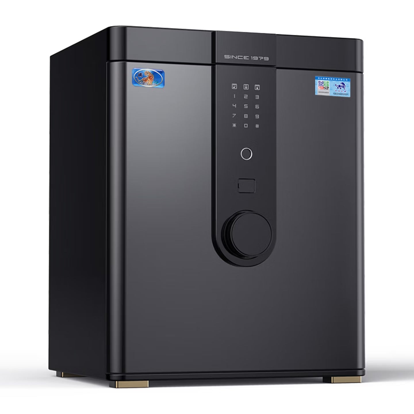 Modern Biometric Safe Box for Home Cash and Jewelry Storage - Fuhuilai House