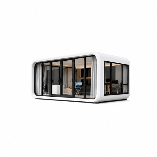 Quick-Build Prefab Capsule Pod House Waterproof Apple Cabin Hotel Room - Fuhuilai House