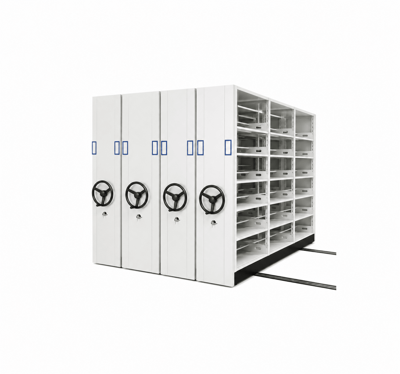 Steel Mobile Archive Shelving System for Office File Storage - Fuhuilai House